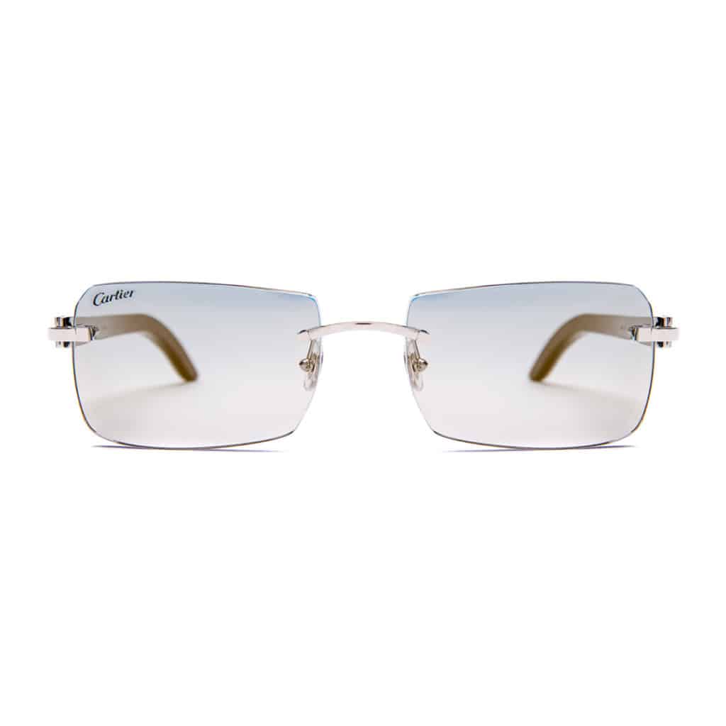 cartier ct0046o metal unisex eyeglasses